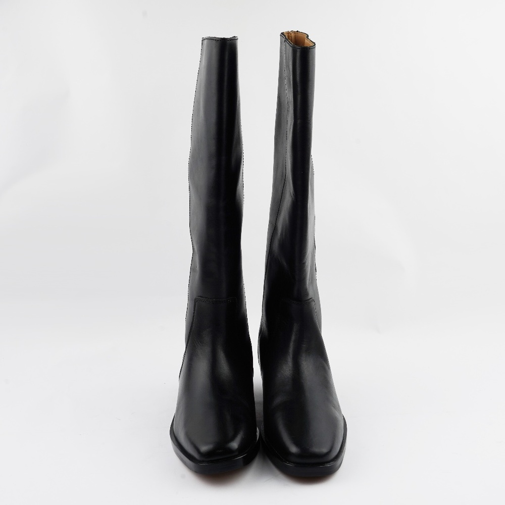 New MADEWELL The Antoine Tall Boot with Extended Calf in Black Leather - Picture 5 of 8